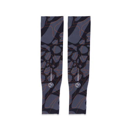 ปลอกแขนกันยูวี ALLRIDE OUTDOOR HALF HAND UV70 ไซซ์ L สีดำ-เทา_0