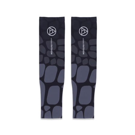ปลอกแขนกันยูวี ALLRIDE OUTDOOR WITH ELASTIC UV70 ไซซ์ M สีดำ-เทา_0