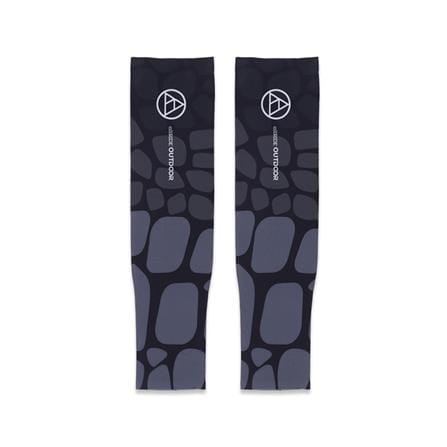 ปลอกแขนกันยูวี ALLRIDE OUTDOOR WITH ELASTIC UV70 ไซซ์ L สีดำ-เทา_0