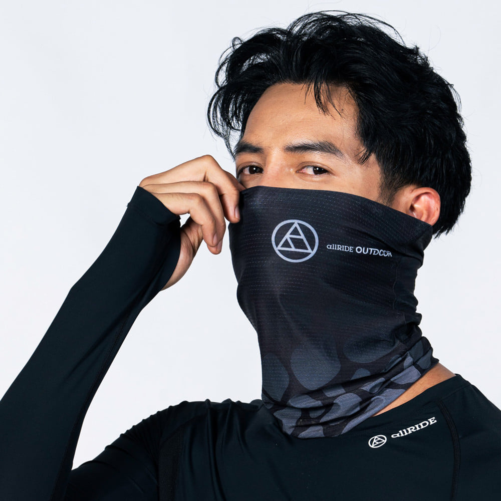 ผ้าบัฟ ALLRIDE ADVENTURE MASK MESH UV50 สีดำ