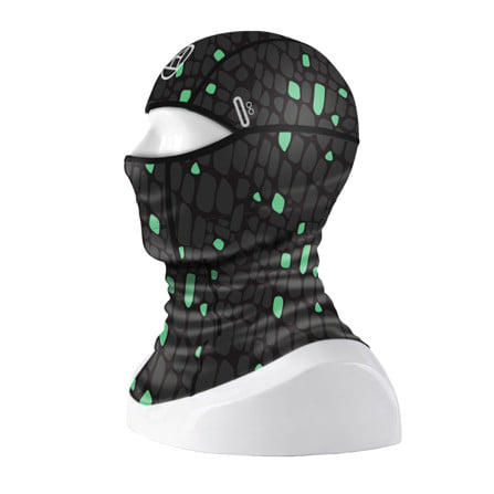 หมวกโม่งคลุมหัว ALLRIDE OUTDOOR MESH UV50 สีดำ/เขียว_1