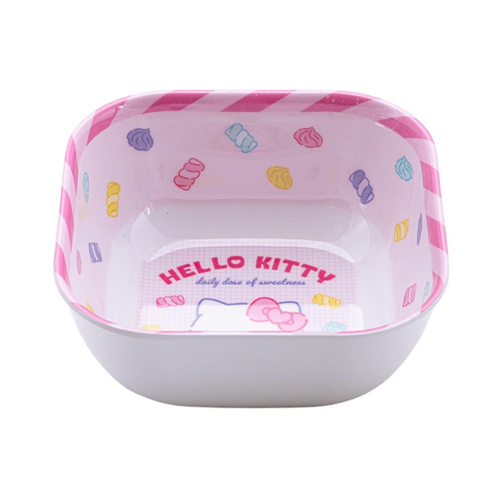 ชามเหลี่ยมเมลามีน 5 นิ้ว SUPERWARE KITTY FRESHLY