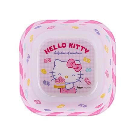 ชามเหลี่ยมเมลามีน 5 นิ้ว SUPERWARE KITTY FRESHLY_1