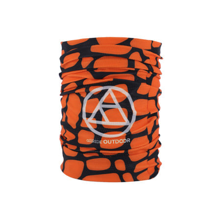 ผ้าบัฟ ALLRIDE ADVENTURE MASK MESH UV50 สีดำ/ส้ม_1