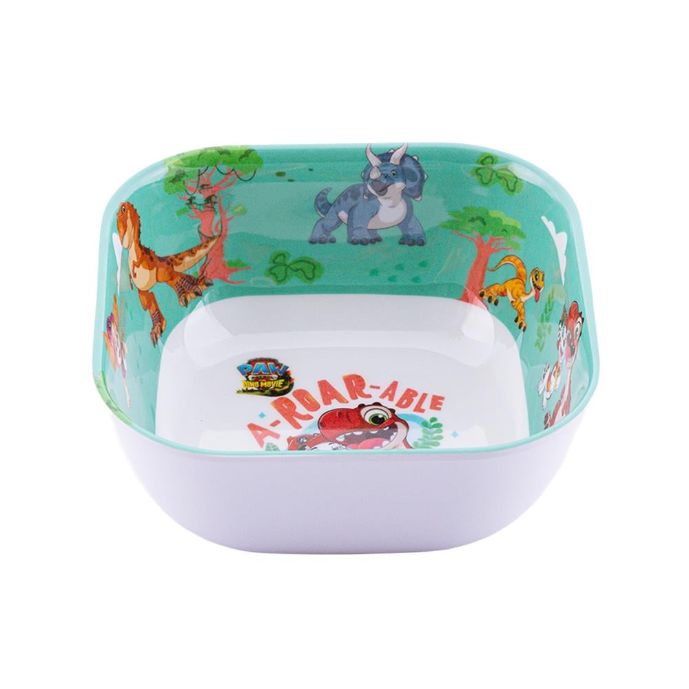 ชามเหลี่ยมเมลามีน 5 นิ้ว SUPERWARE PAW PATROL DINO