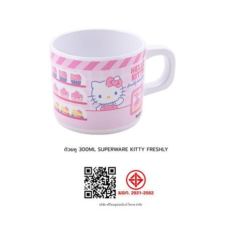 ถ้วยหูเมลามีน 300 มล. SUPERWARE KITTY FRESHLY_3