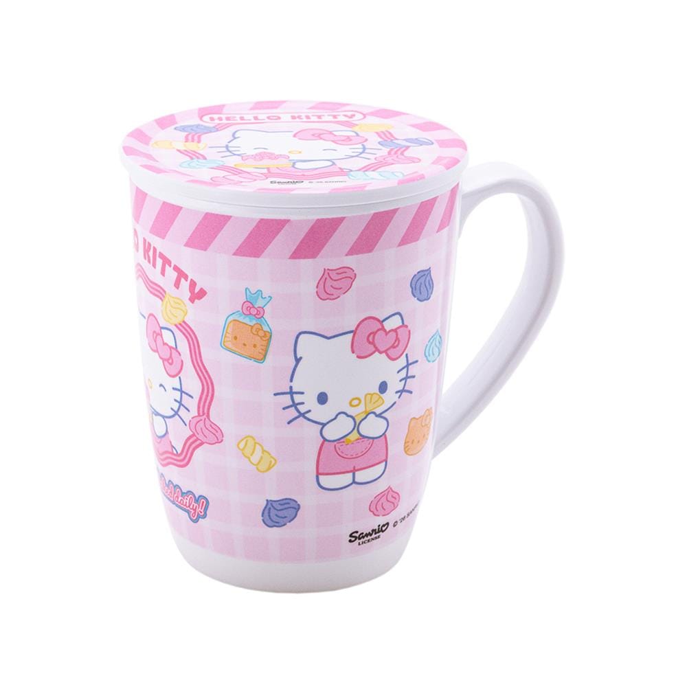 ถ้วยหูเมลามีนพร้อมฝา 450 มล. SUPERWARE KITTY FRESHLY