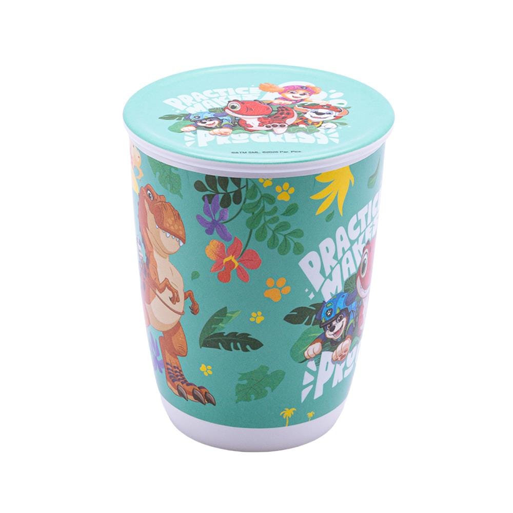 ถ้วยหูเมลามีนพร้อมฝา 450 มล. SUPERWARE PAW PATROL DINO