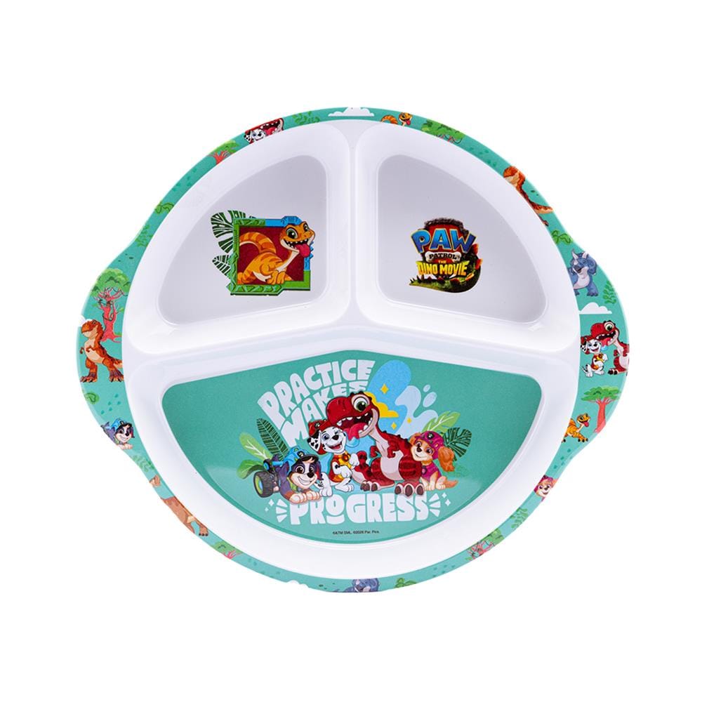 ถาดหลุมเมลามีน 11 นิ้ว SUPERWARE PAW PATROL DINO