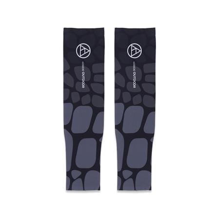 ปลอกแขนกันยูวี ALLRIDE OUTDOOR WITH ELASTIC UV70 ไซซ์ XL สีดำ-เทา_0