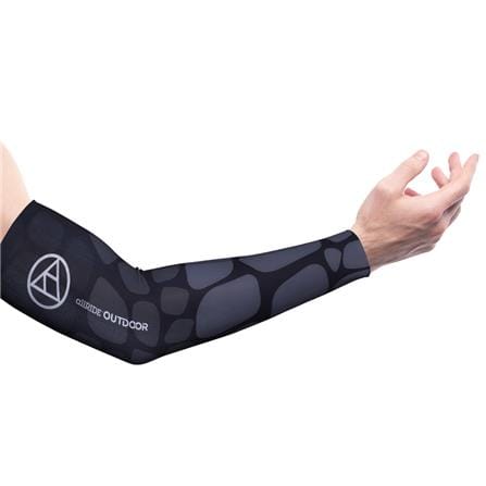 ปลอกแขนกันยูวี ALLRIDE OUTDOOR WITH ELASTIC UV70 ไซซ์ XL สีดำ-เทา_1
