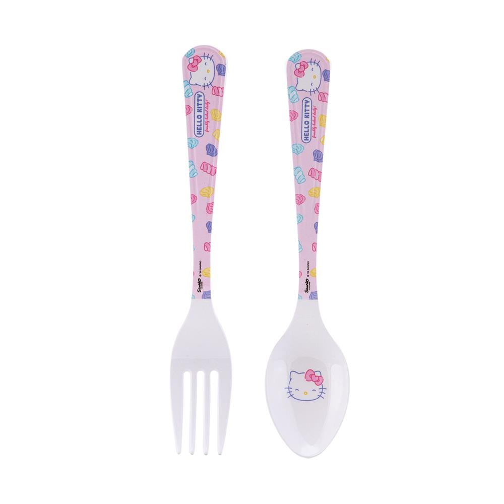 ชุดช้อนส้อมเมลามีน SUPERWARE KITTY FRESHLY