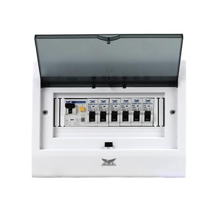 ชุดตู้คอนซูมเมอร์ยูนิต 6 ช่อง 63 แอมป์ พร้อมกันดูด RCBO EAGLE_0