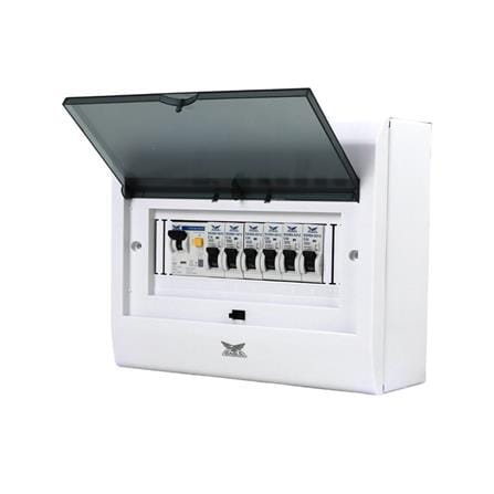 ชุดตู้คอนซูมเมอร์ยูนิต 6 ช่อง 63 แอมป์ พร้อมกันดูด RCBO EAGLE_1
