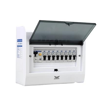 ชุดตู้คอนซูมเมอร์ยูนิต 8 ช่อง 63 แอมป์ พร้อมกันดูด RCBO EAGLE_2