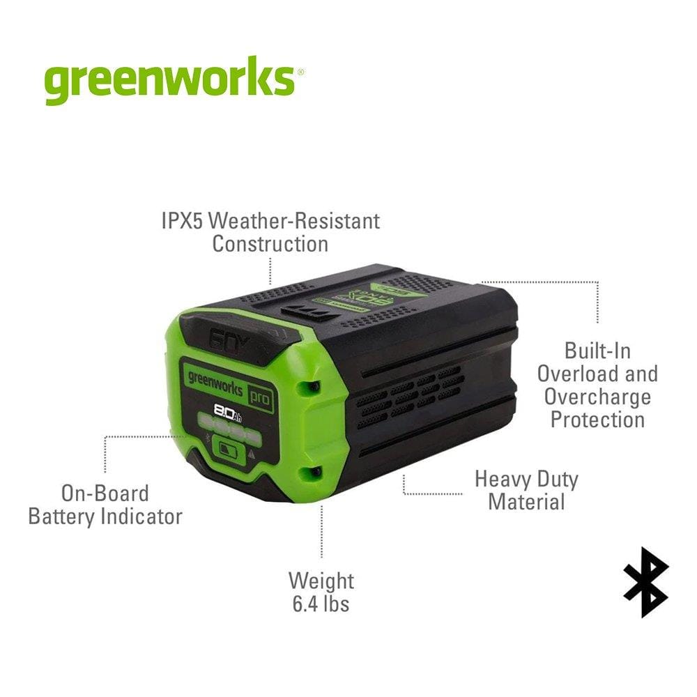 แบตเตอรี่ GREENWORKS 60 โวลต์ 8 แอมป์