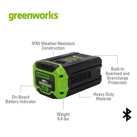 แบตเตอรี่ GREENWORKS 60 โวลต์ 8 แอมป์_4