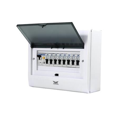 ชุดตู้คอนซูมเมอร์ยูนิต 8 ช่อง 50 แอมป์ พร้อมกันดูด RCBO EAGLE_1