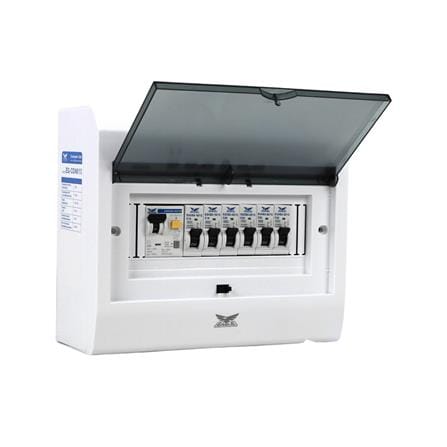 ชุดตู้คอนซูมเมอร์ยูนิต 6 ช่อง 50 แอมป์ พร้อมกันดูด RCBO EAGLE_2