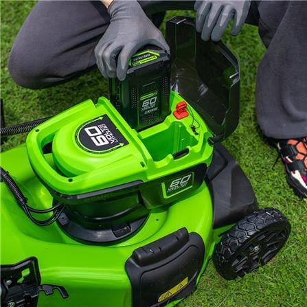 รถตัดหญ้าเดินอัตโนมัติไร้สาย (เฉพาะตัวเครื่อง) GREENWORKS 60 โวลต์_5