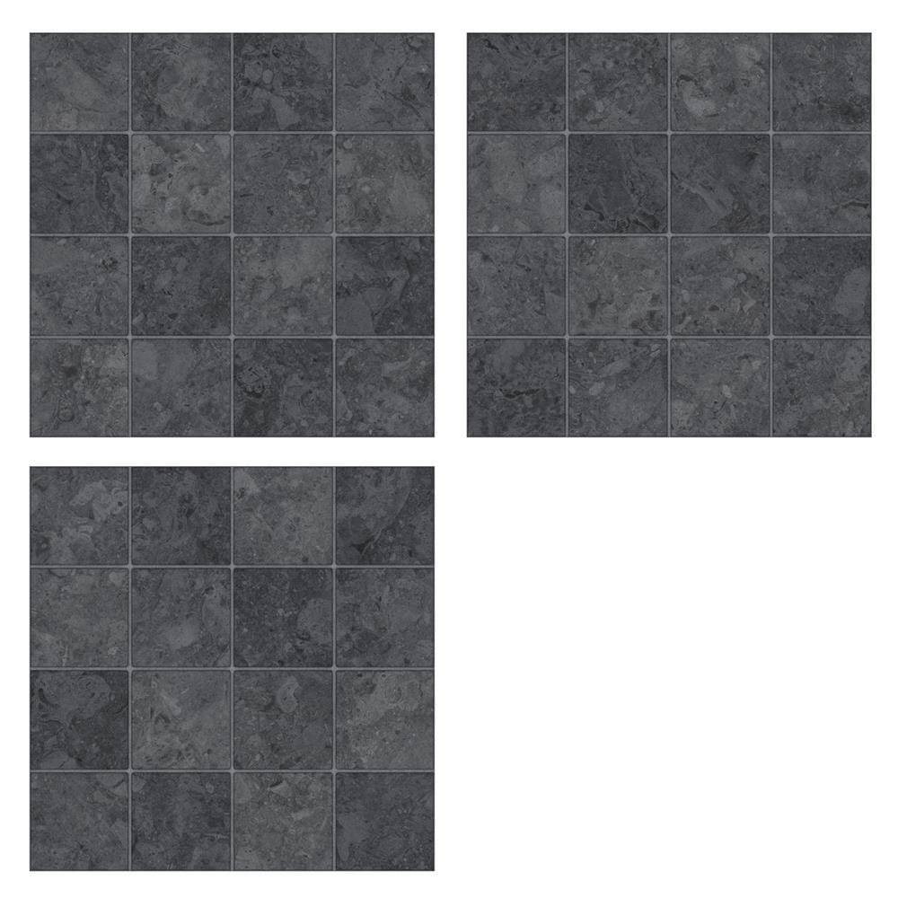กระเบื้องพื้นพอร์ซเลน 16x16 นิ้ว COTTO เซปปอน เทา PM (HYG) 0.96 ตร.ม.