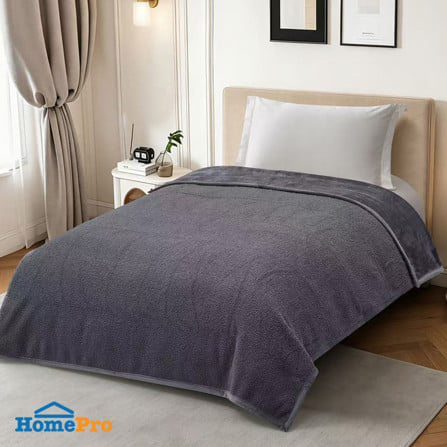 ผ้าห่ม HOME LIVING STYLE SMART 60x80 นิ้ว สี DARK GREY_4