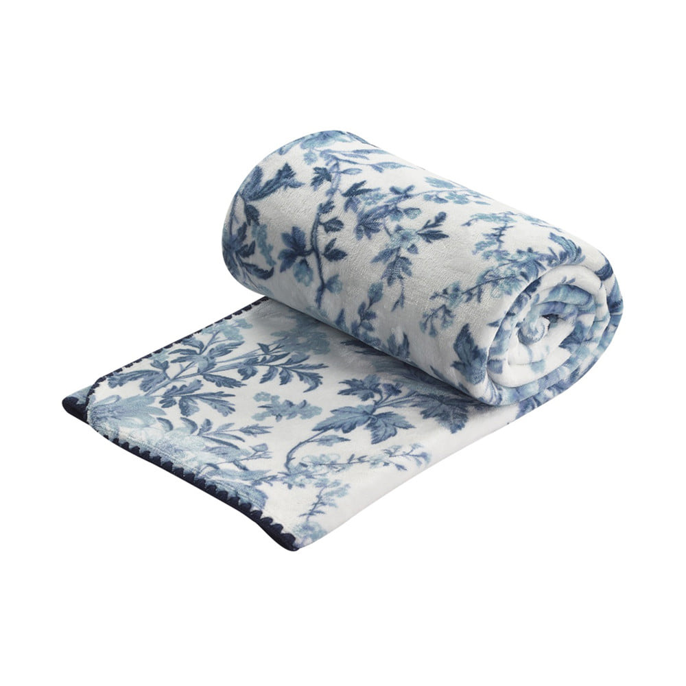 ผ้าห่ม HOME LIVING STYLE SPRIG 60x80 นิ้ว สี NAVY WHITE
