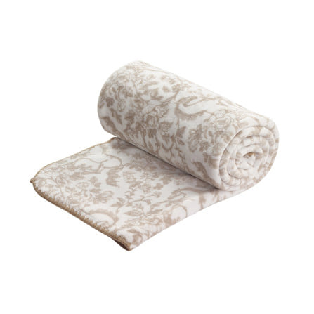 ผ้าห่ม HOME LIVING STYLE SPRIG 60x80 นิ้ว สี BROWN WHITE_1