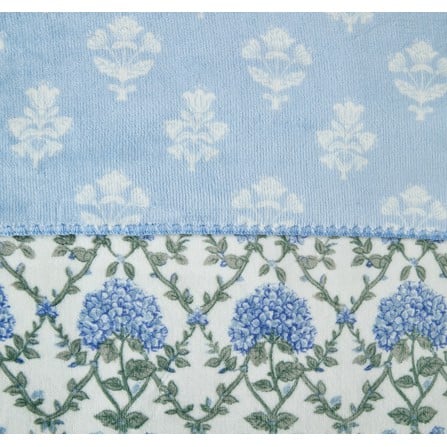 ผ้าห่ม HOME LIVING STYLE SPRIG 60x80 นิ้ว สี BLUE WHITE_2