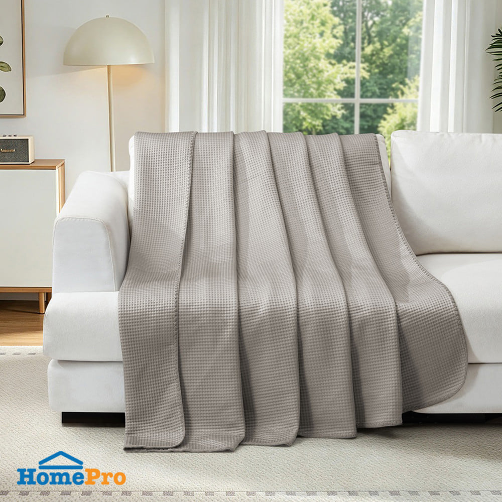 ผ้าห่ม  HOME LIVING STYLE COOLING LUMI 60x80 นิ้ว สี GREY