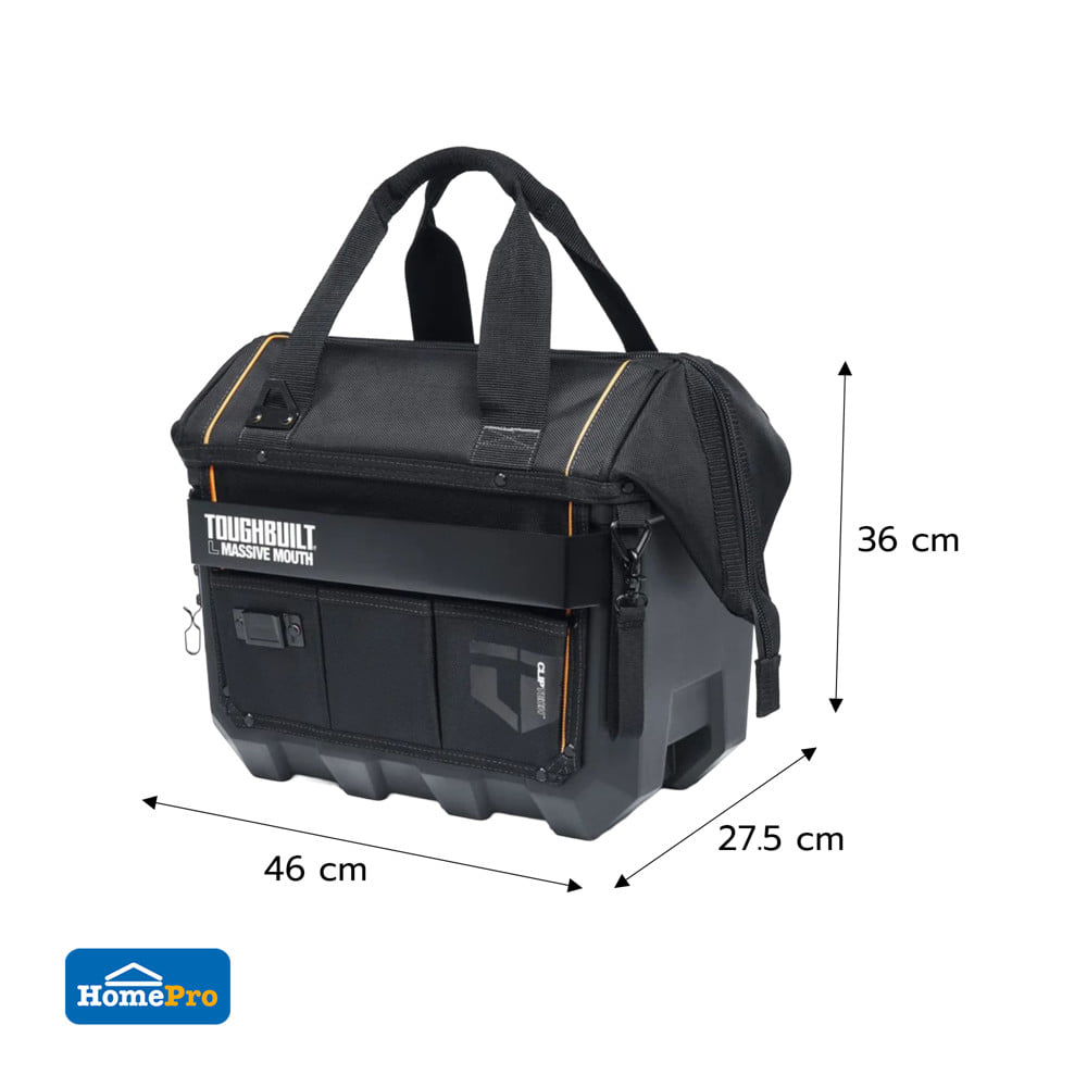 กระเป๋าเก็บเครื่องมือช่างปากใหญ่ TOUGHBUILT TB-CT-62-16A