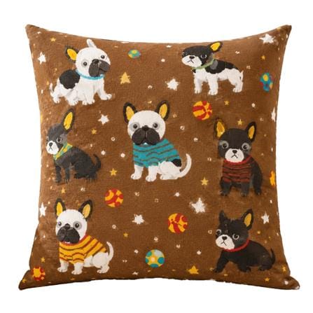 หมอนอิง SYNDEX DOGGIE 29x29 นิ้ว สีน้ำตาล_0