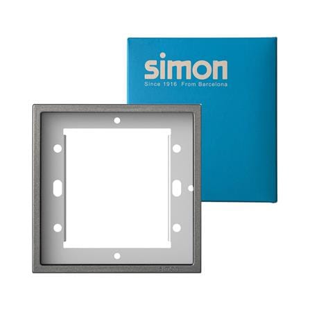 หน้ากาก 1 ช่อง SIMON SIMi7-F1-GR สีเทาหม่น_2
