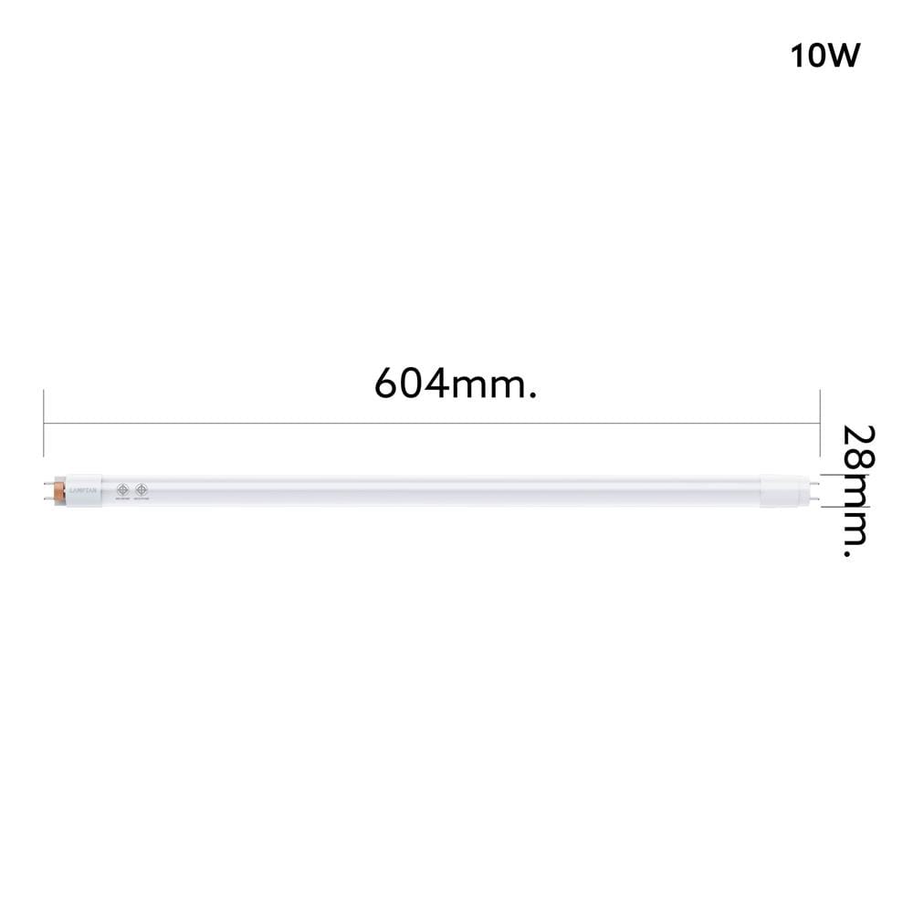 หลอด LED LAMPTAN T8 SLIDE GEN3 DE 10 วัตต์ COOL WHITE G13