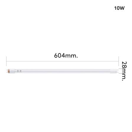 หลอด LED LAMPTAN T8 SLIDE GEN3 DE 10 วัตต์ COOL WHITE G13_6