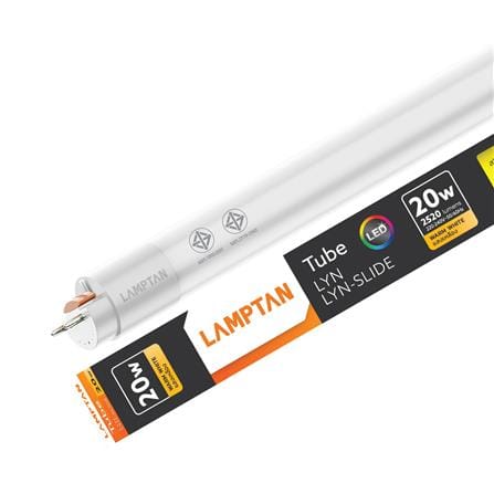 หลอด LED LAMPTAN T8 SLIDE GEN3 DE 20 วัตต์ WARM WHITE G13_2