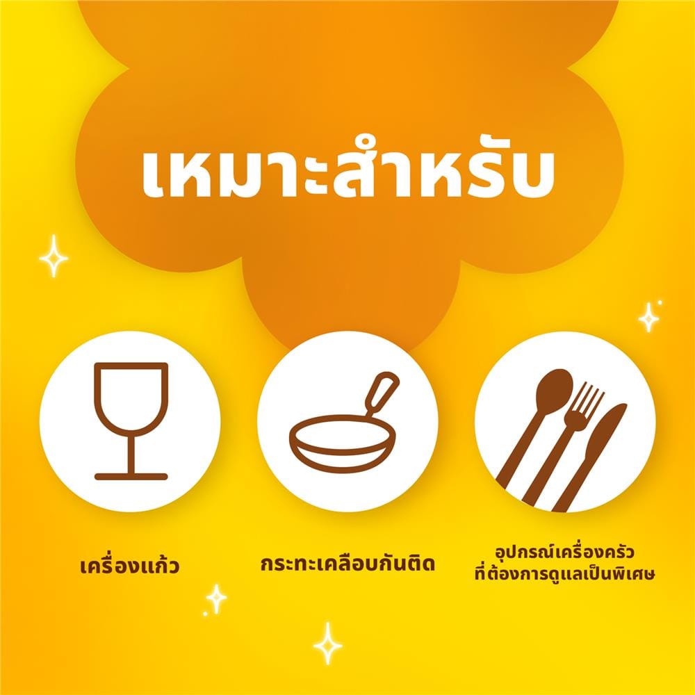 แผ่นใยขัดพร้อมฟองน้ำรูปดอกไม้ สำหรับผิวละเอียด SCOTCH-BRITE (แพ็ก 2 ชิ้น)