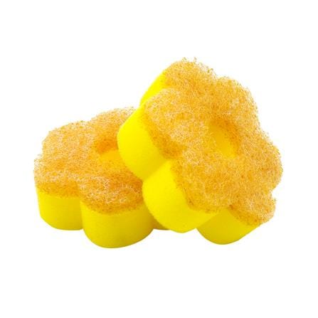 แผ่นใยขัดพร้อมฟองน้ำรูปดอกไม้ สำหรับผิวละเอียด SCOTCH-BRITE (แพ็ก 2 ชิ้น)_2