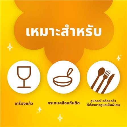 แผ่นใยขัดพร้อมฟองน้ำรูปดอกไม้ สำหรับผิวละเอียด SCOTCH-BRITE (แพ็ก 2 ชิ้น)_8