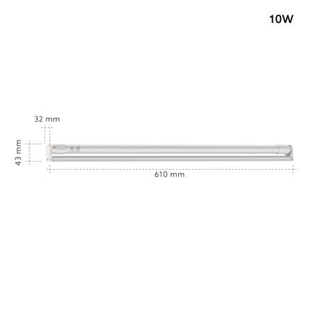 ชุดรางนีออน LED LAMPTAN T8 LYN SLIDE 10 วัตต์ COOL WHITE_7
