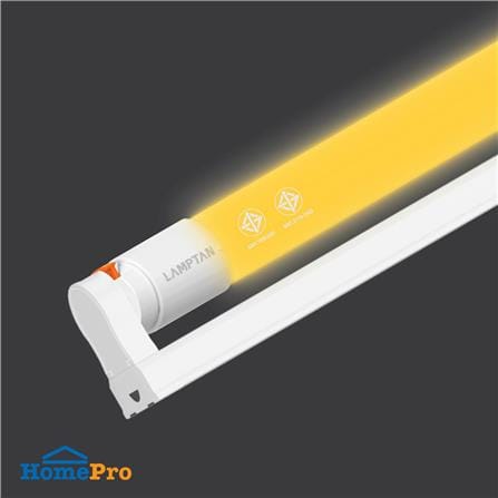 ชุดรางนีออน LED LAMPTAN T8 LYN SLIDE 10 วัตต์ WARM WHITE_6