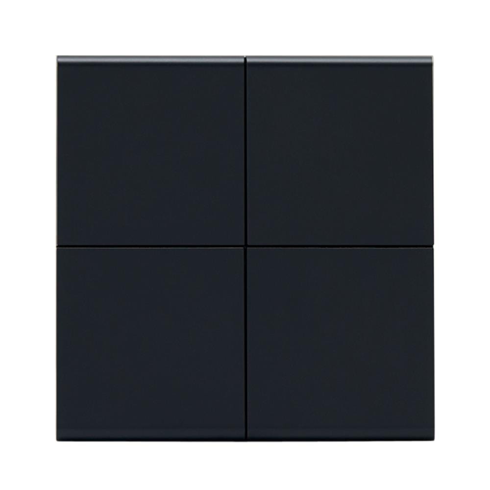 ชุดสมาร์ทสวิตช์ 4 ช่อง SAHN D04-IOTT-BL DELA สีดำ