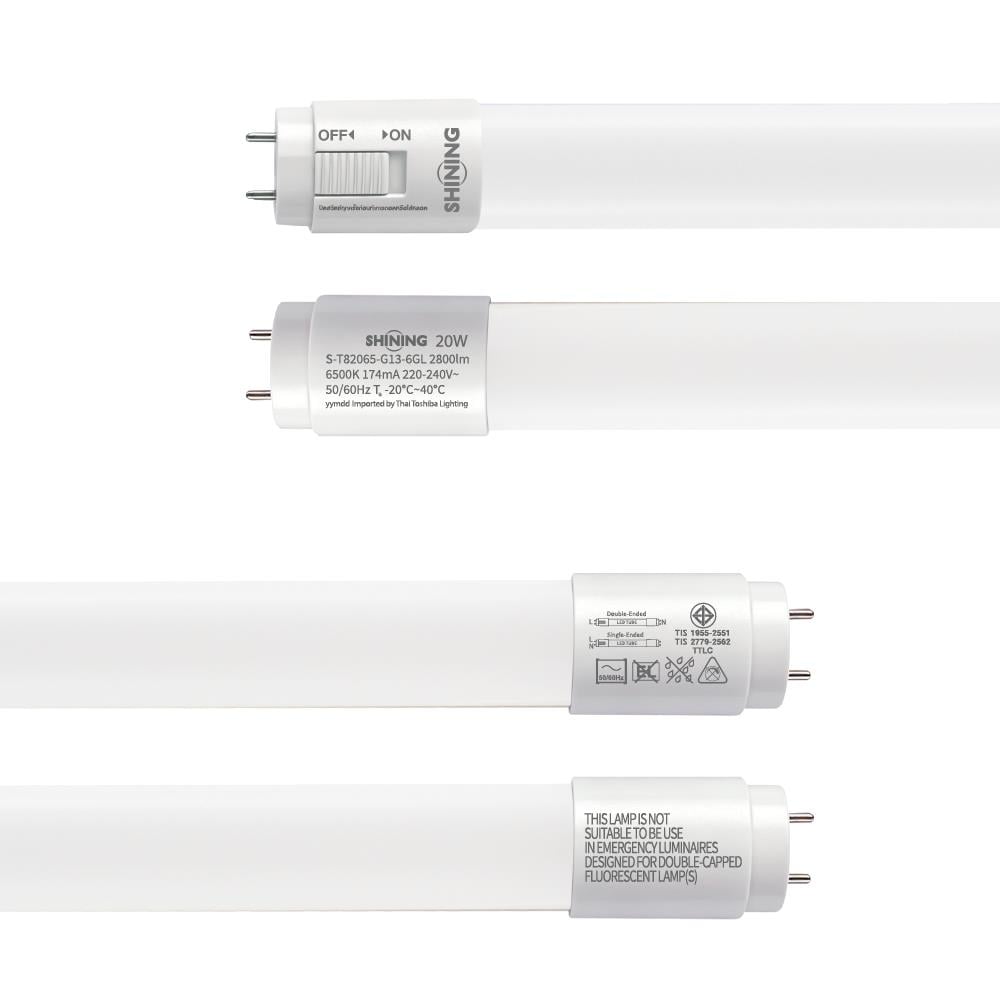 หลอด LED SHINING T8 HYBRID DE/SE 20 วัตต์ DAYLIGHT G13