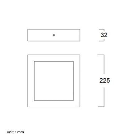 ดาวน์ไลท์ LED LUMAX 03-A2228 9 นิ้ว 18 วัตต์ WARM WHITE สีดำ_8