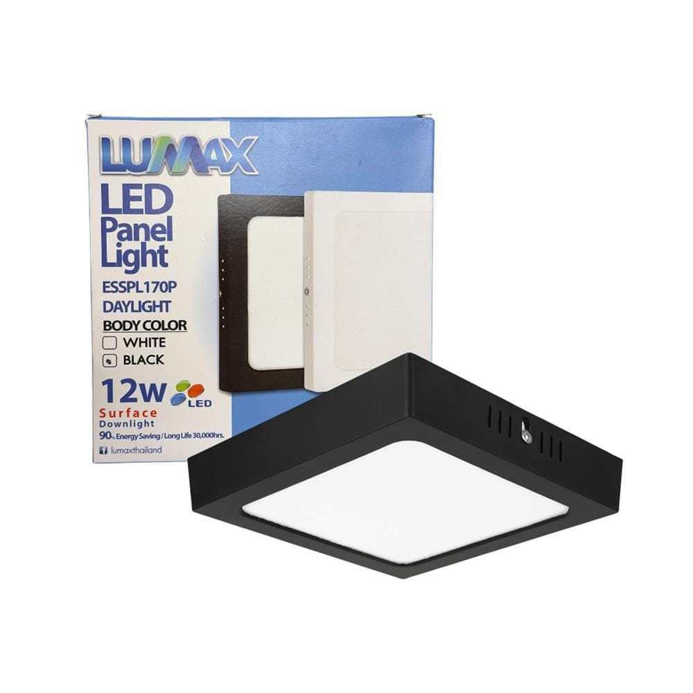 ดาวน์ไลท์ LED LUMAX 03-A2226 7 นิ้ว 12 วัตต์ DAYLIGHT สีดำ