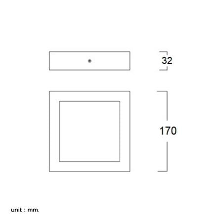ดาวน์ไลท์ LED LUMAX 03-A2226 7 นิ้ว 12 วัตต์ DAYLIGHT สีดำ_8