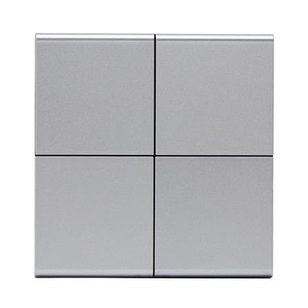 ชุดสมาร์ทสวิตช์ 4 ช่อง SAHN D04-IOTT-SL DELA สีเงิน_0