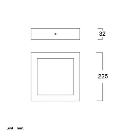 ดาวน์ไลท์ LED LUMAX 03-A2227 9 นิ้ว 18 วัตต์ WARM WHITE สีขาว_8
