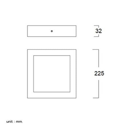 ดาวน์ไลท์ LED LUMAX 03-A2230 9 นิ้ว 18 วัตต์ DAYLIGHT สีดำ_8