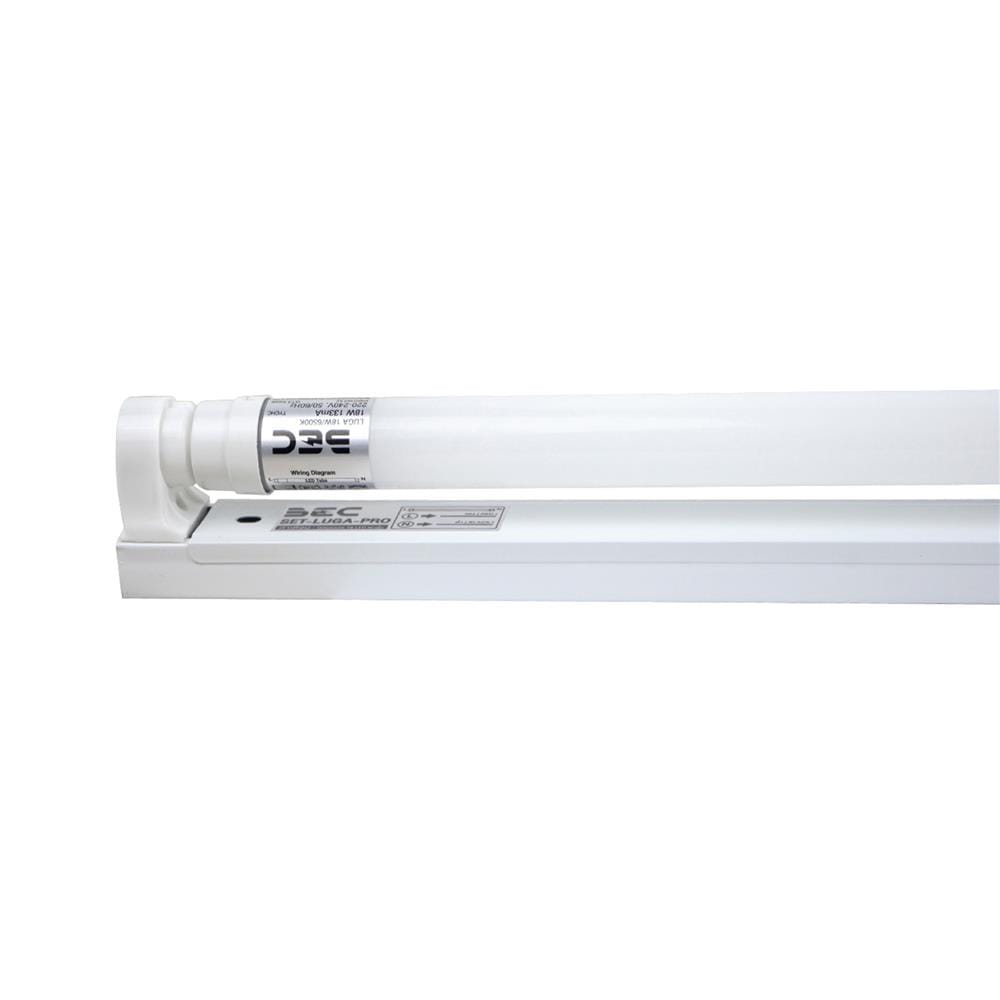 ชุดรางนีออน LED BEC T8 LUGA PRO 18 วัตต์ DAYLIGHT